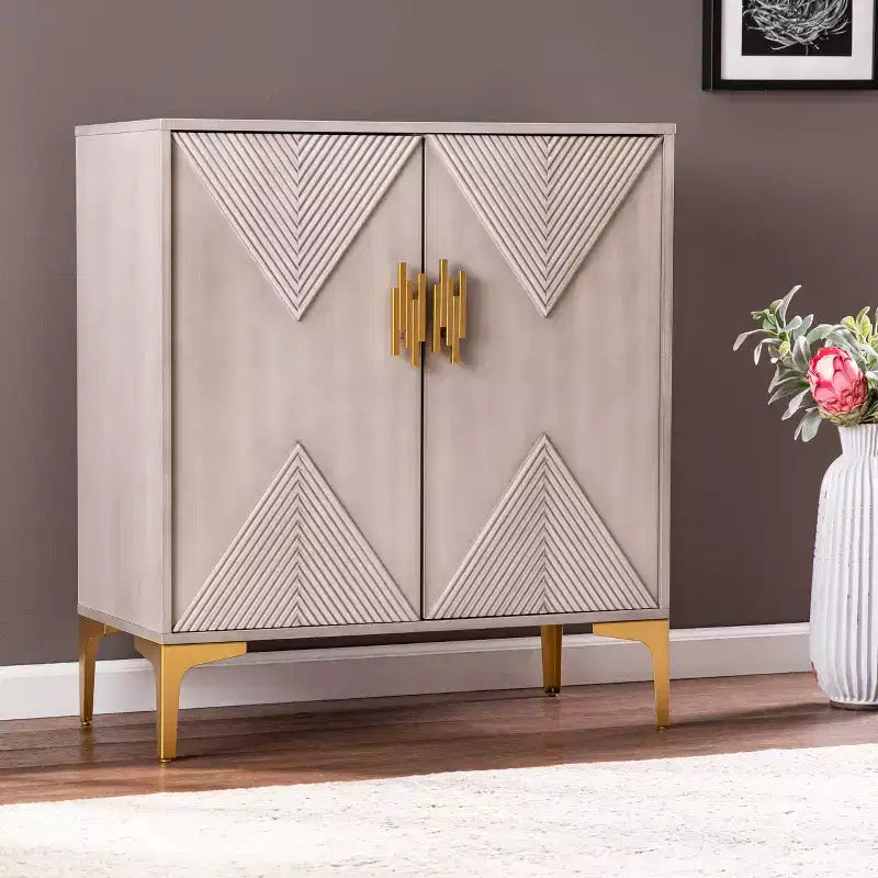Meuble de rangement moderne gris