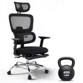 Ergonomic Mesh Gaming Chair with 4D Turn Over-Style-Up Arms, 3D Headrest, Office Chair with Adjustable Lumbar &amp; Leg Support