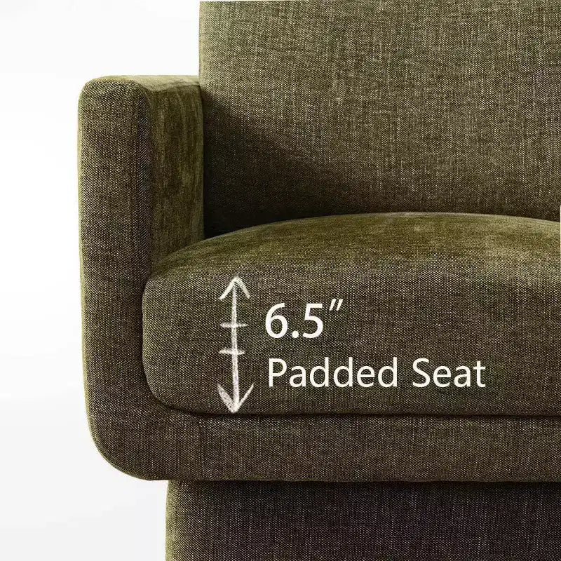 Fauteuils pivotants 360° modernes, Fauteuils de salon rembourrés