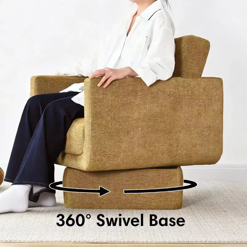 Fauteuils pivotants 360° modernes, Fauteuils de salon rembourrés