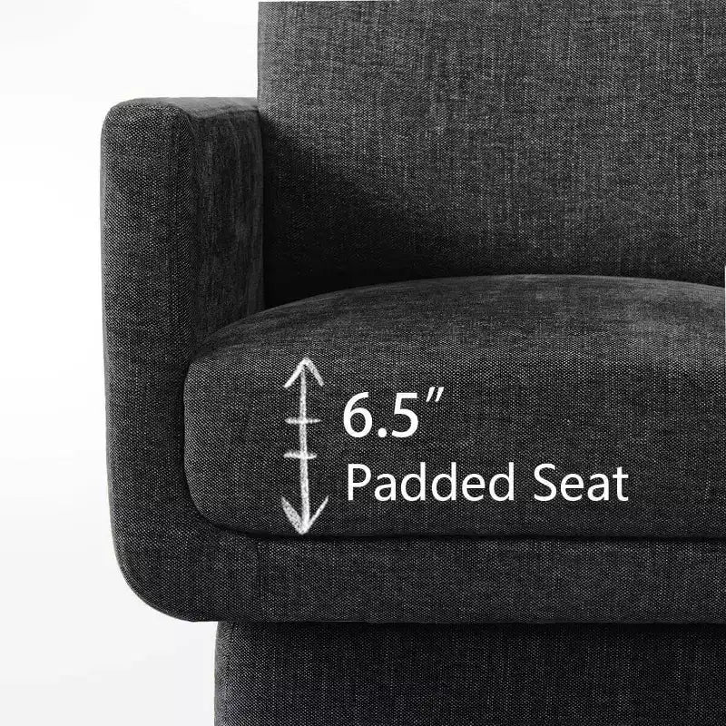 Fauteuils pivotants 360° modernes, Fauteuils de salon rembourrés