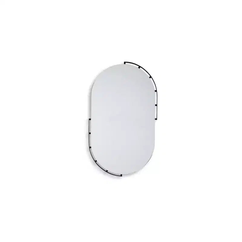 Miroir mural ovale contemporain
