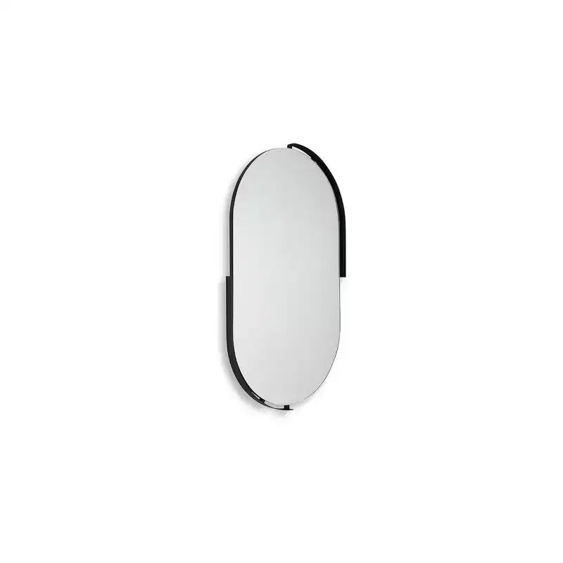 Miroir mural ovale contemporain