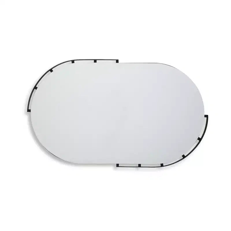 Miroir mural ovale contemporain