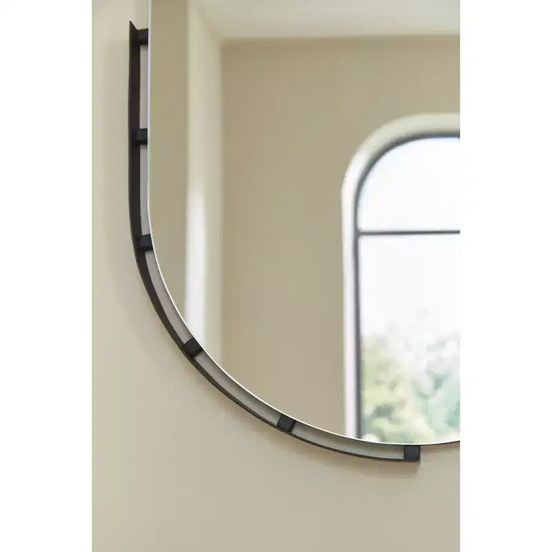 Miroir mural ovale contemporain
