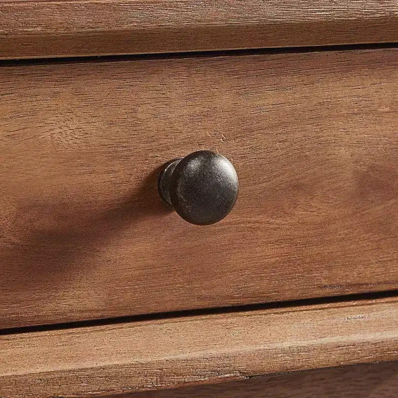 Console en bois à 2 tiroirs