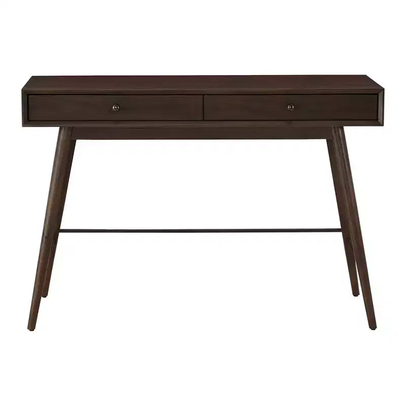 Console en bois à 2 tiroirs